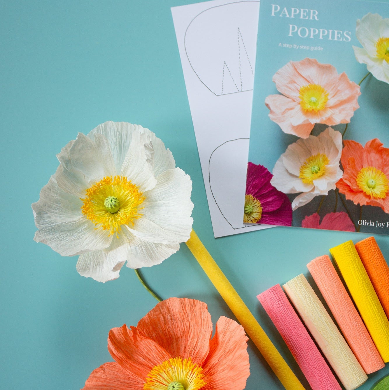 Paper Poppies Kit by Olivia Joy Flowers