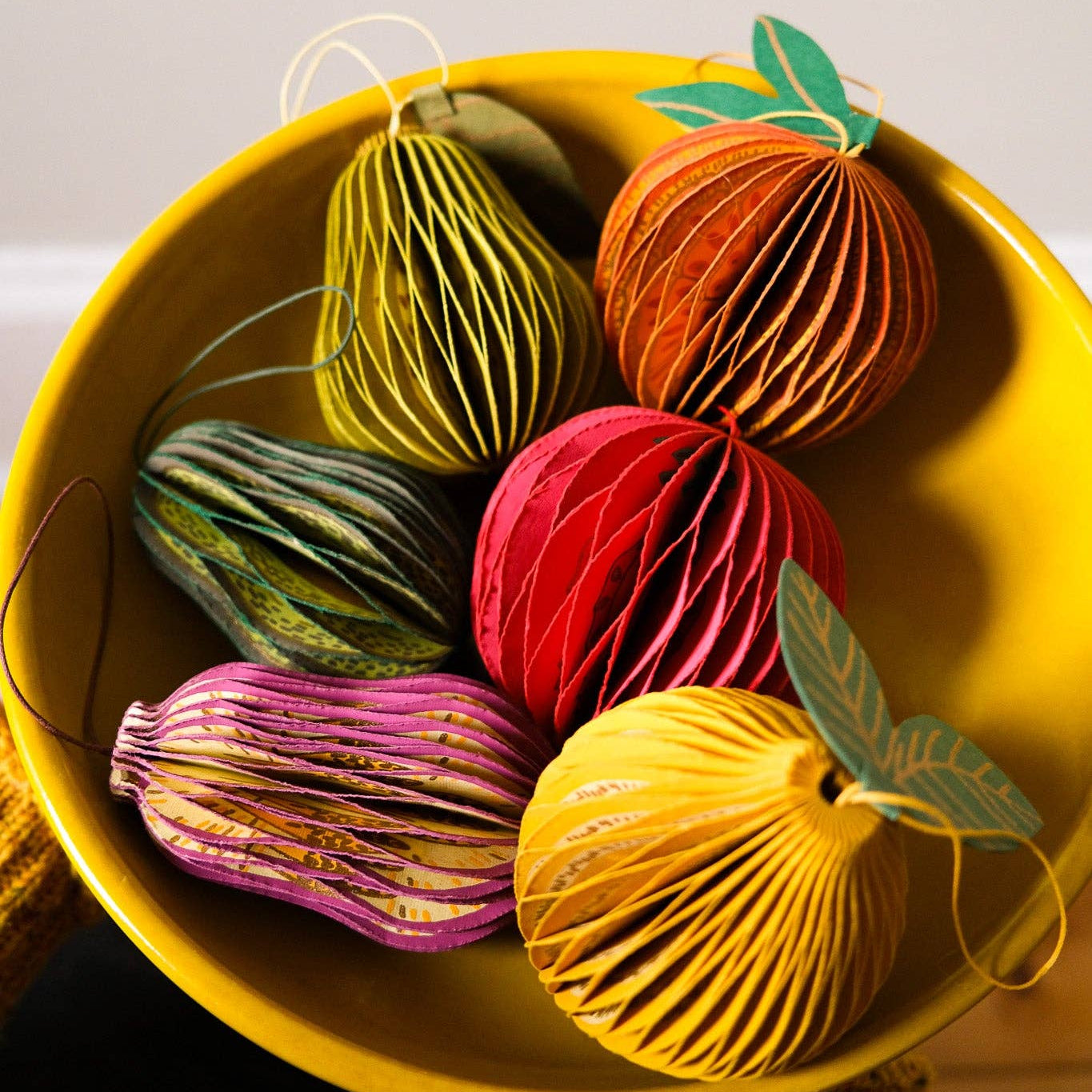 Avocado Honeycomb Ornament