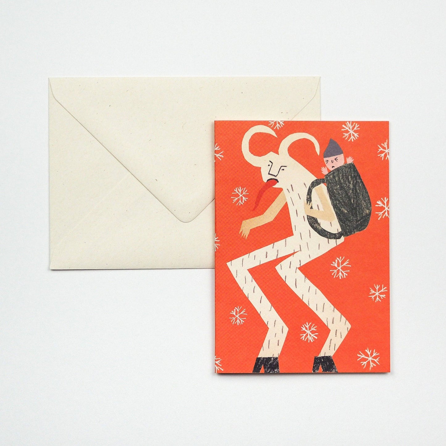 Krampus Greetings Card