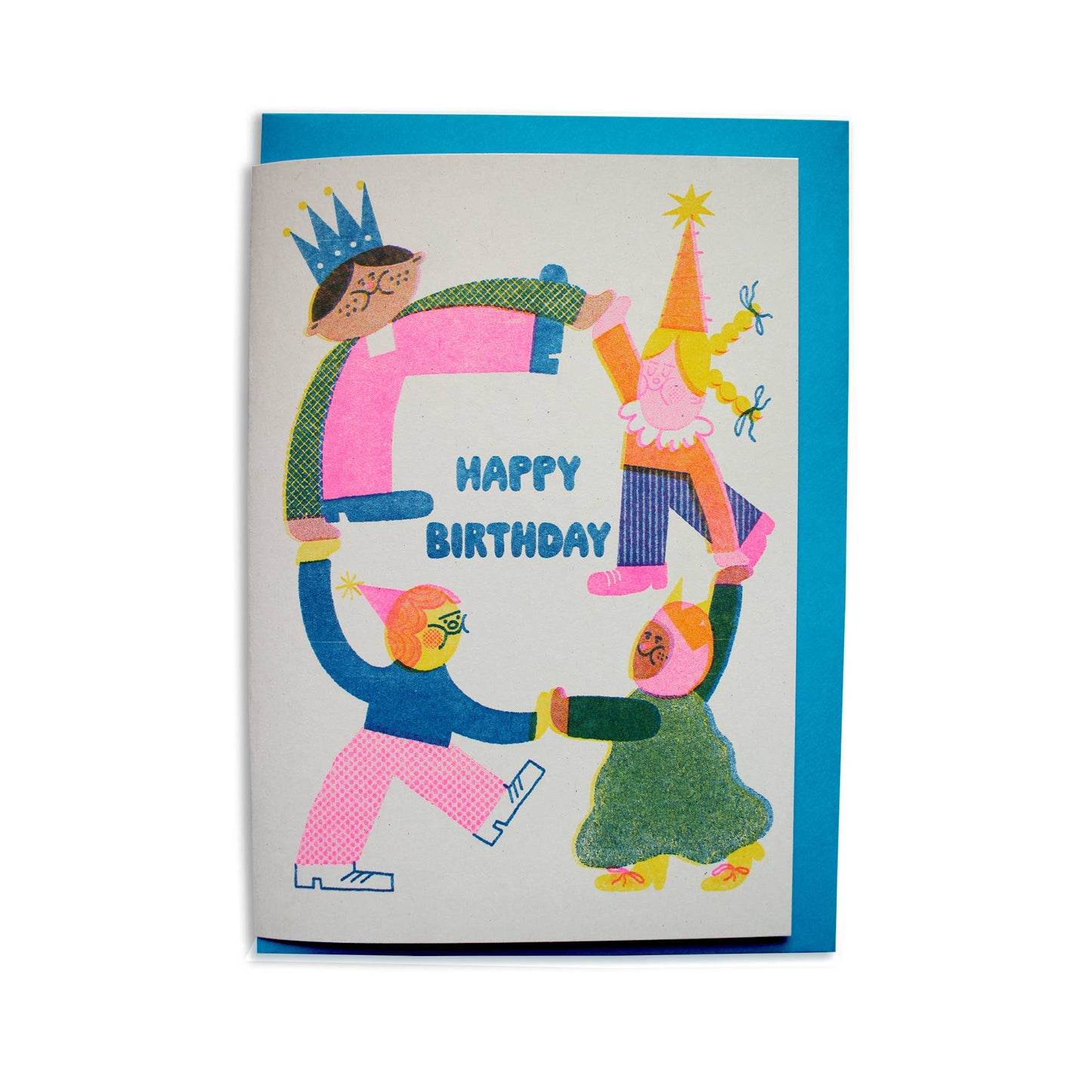 Birthday Dance Riso Greetings Card 