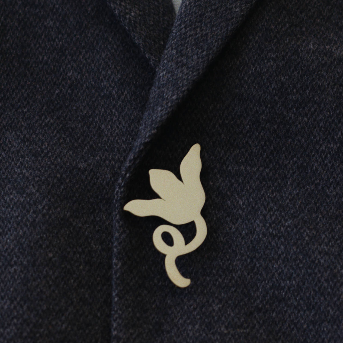 The Bloom Solid Brass Brooch