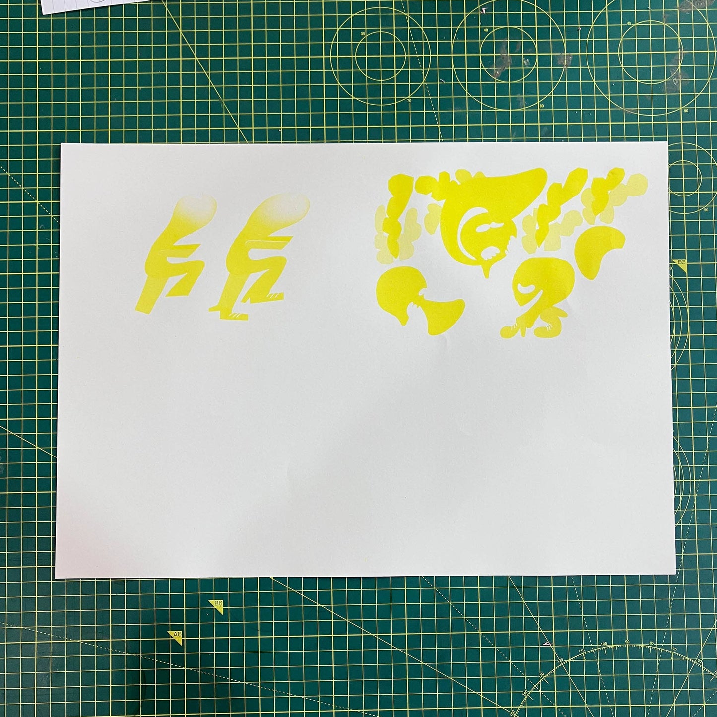 2026 Seasonal Fruit and Veg Risograph Calendar by Rebecca Buchanan