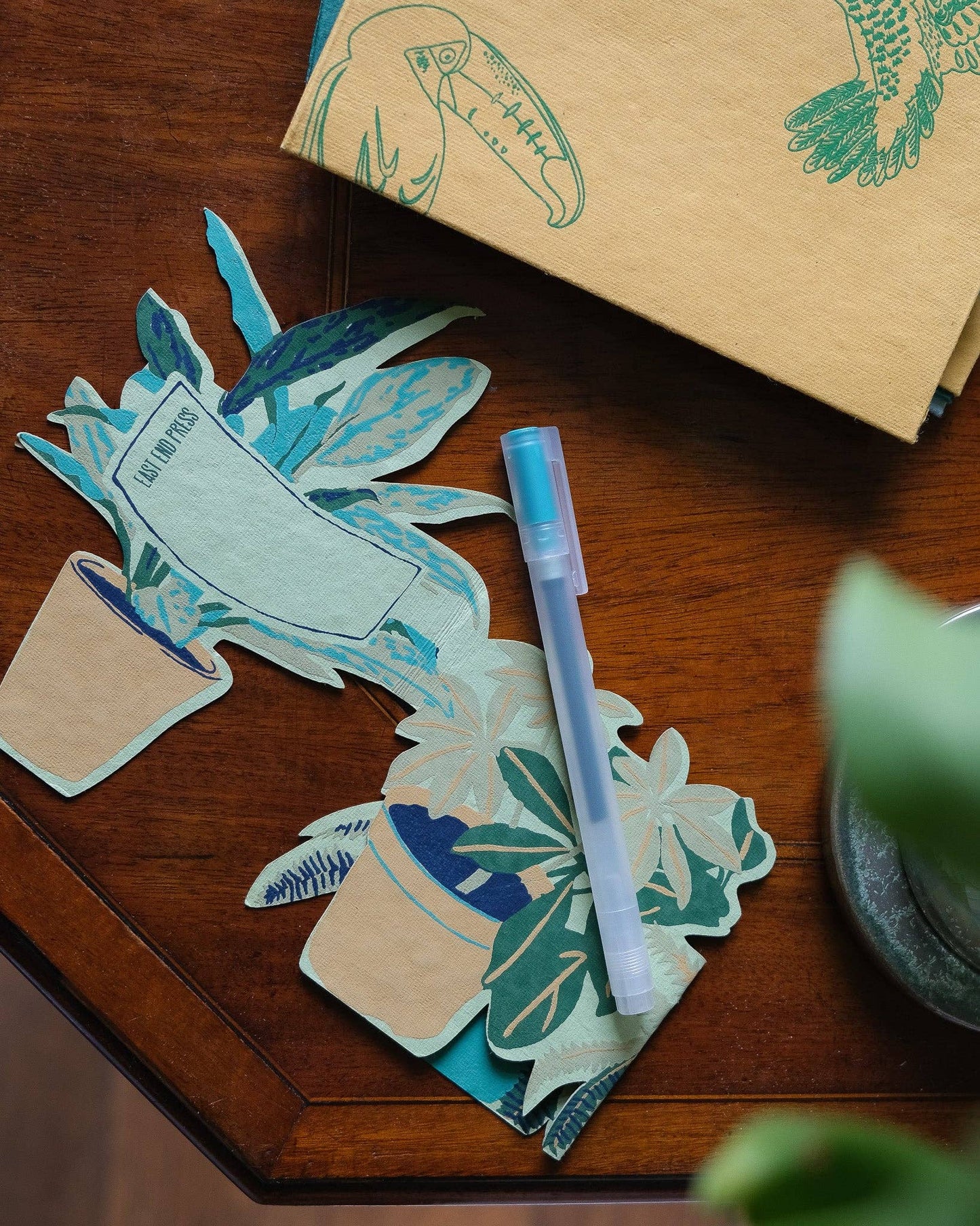 Plant Pot Concertina Greeting Card: C5