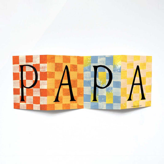 Papa Concertina Greeting Card