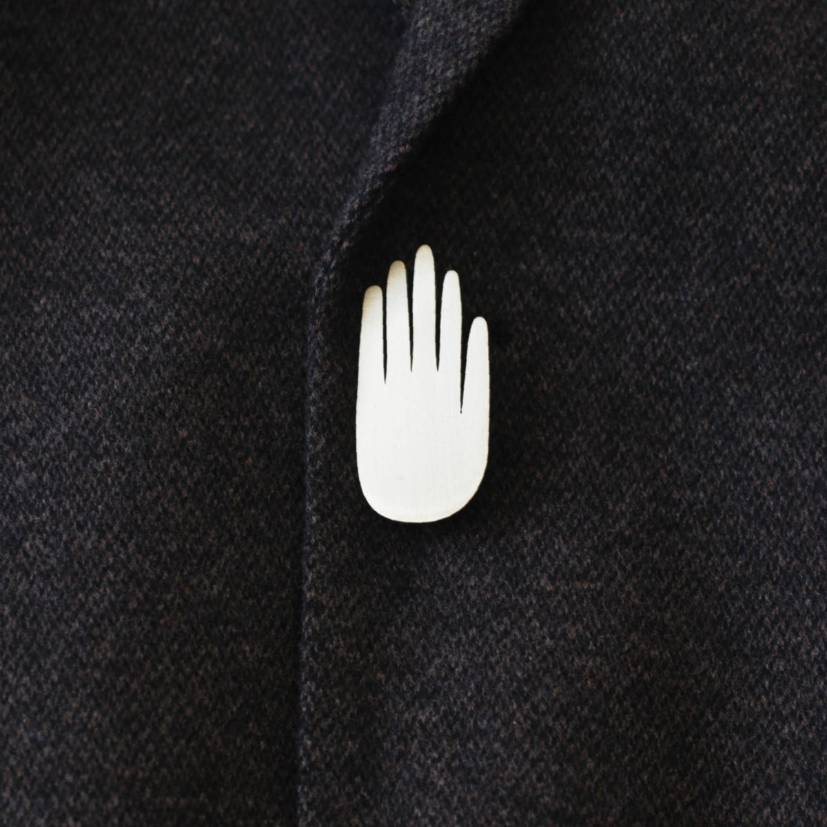 The Maker Solid Brass Brooch