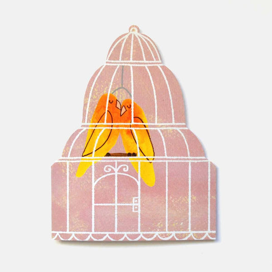 Lovebirds Greeting Card