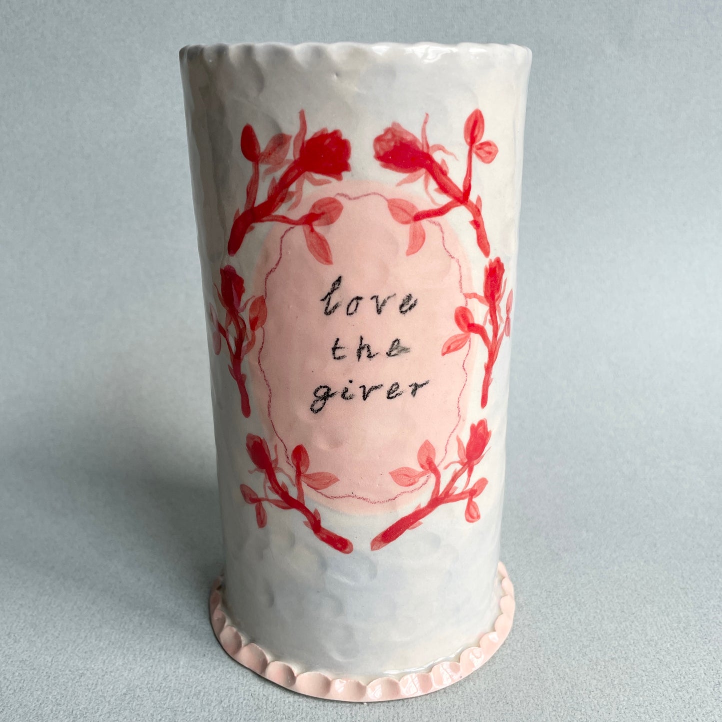 love the giver Vase