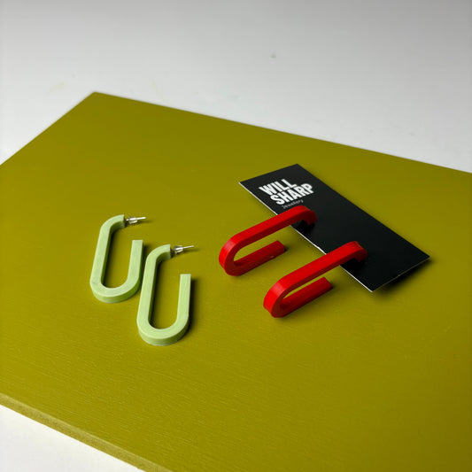 Long Oval Hoops by Will Sharp