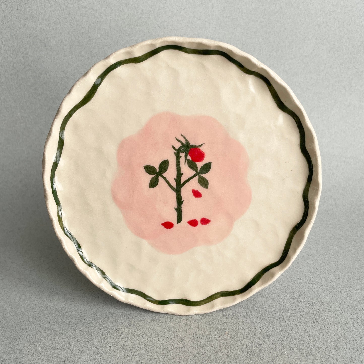 Wilting Rose Plate
