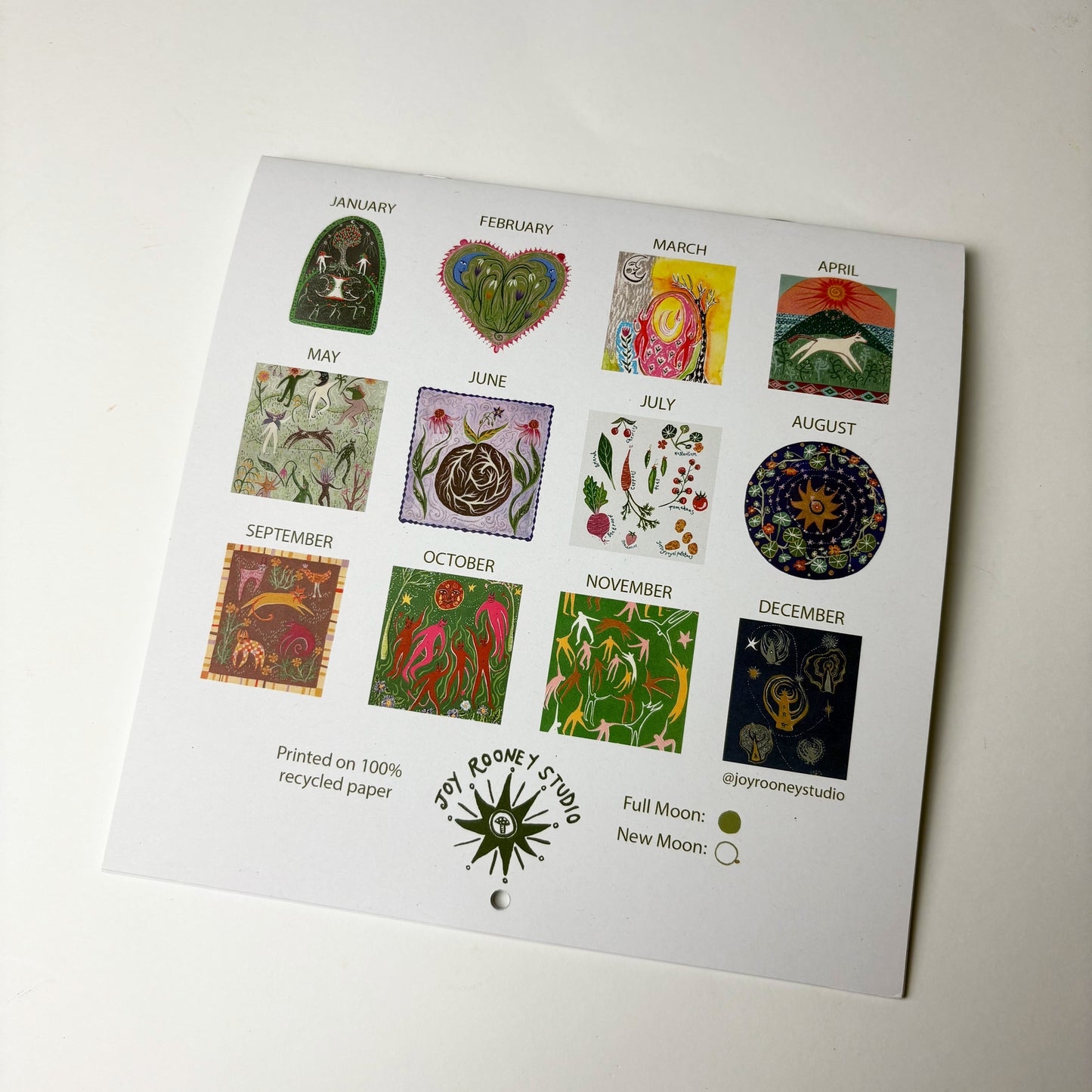 2026 Illustrated Calendar by Joy Rooney