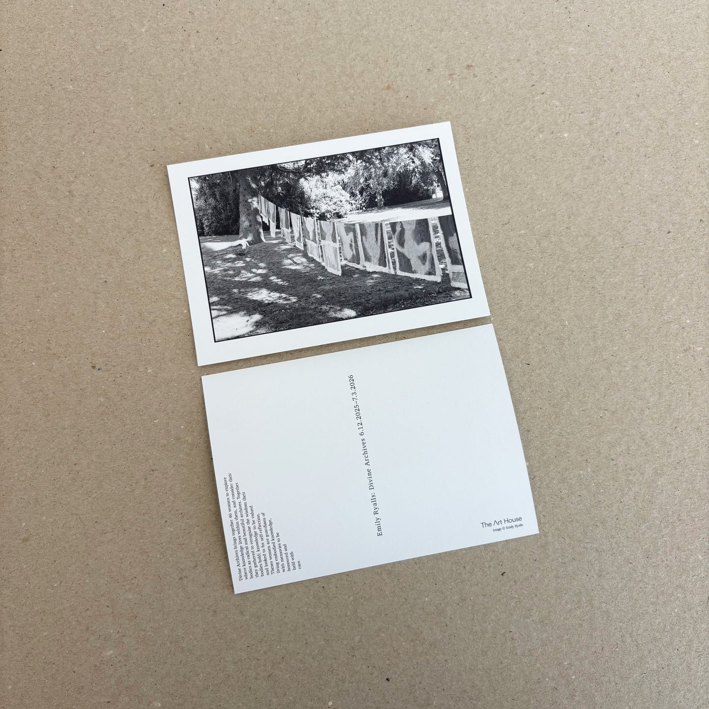 Divine Archives Exhibition Postcard