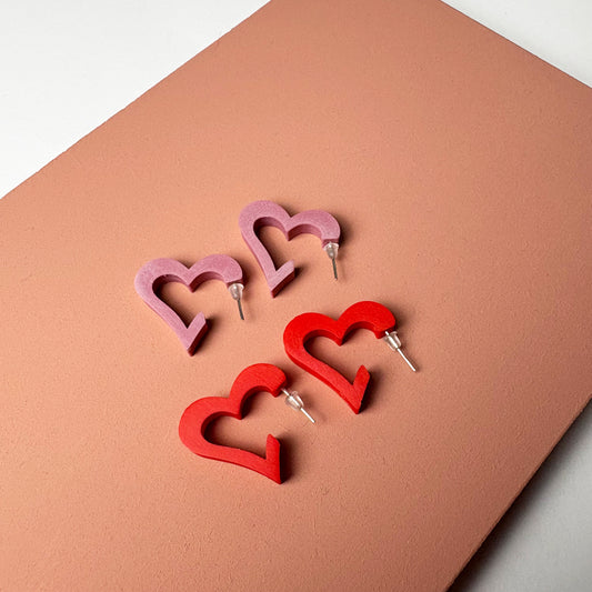 Small Heart Hoops by Will Sharp