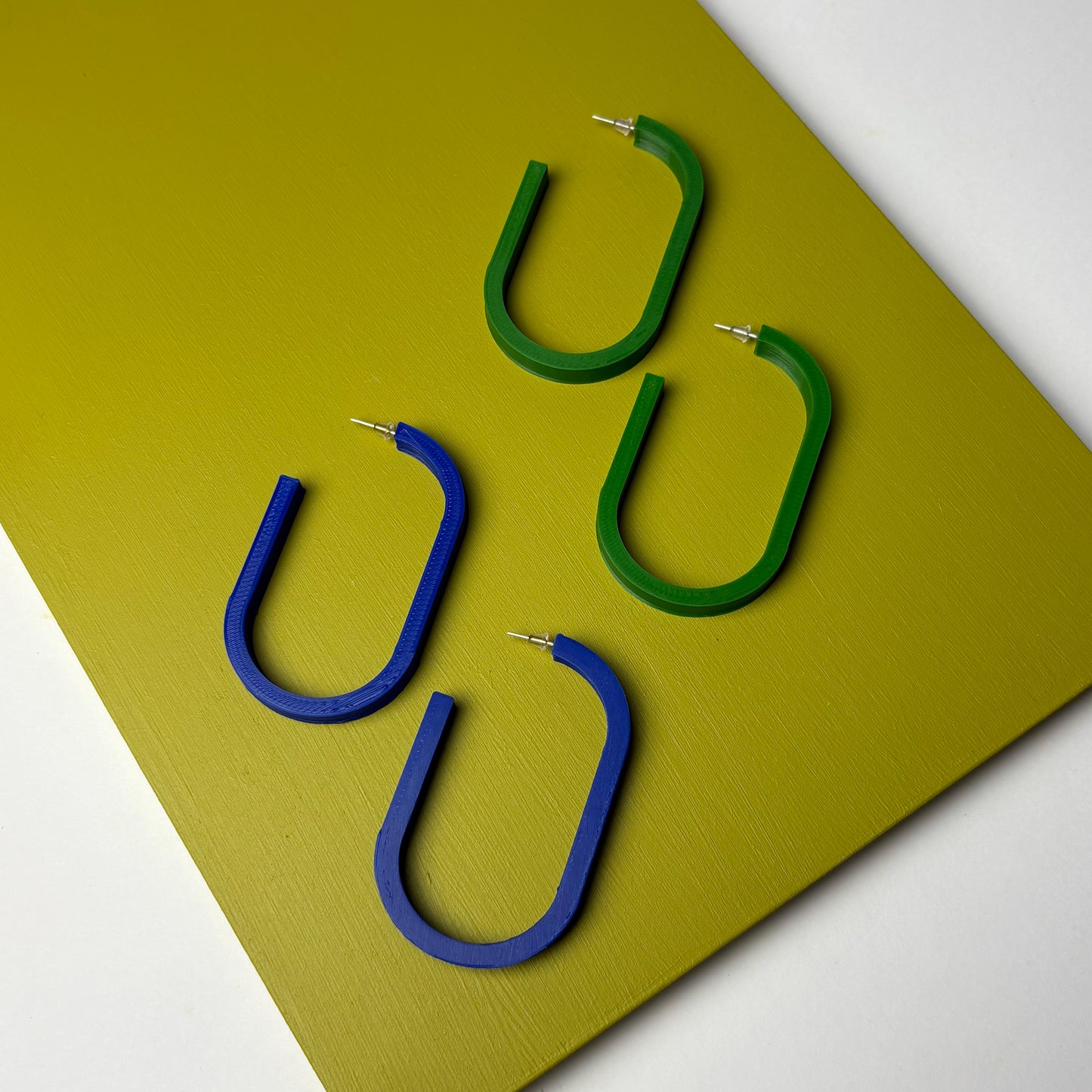 Large Oval Hoops by Will Sharp