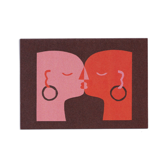 Kiss #3 Greeting Card by Cait McEniff