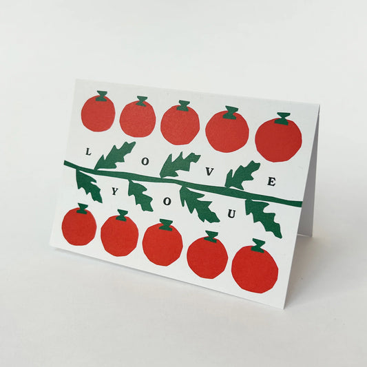 Love You Tomatoes Greeting Card by Cait McEniff