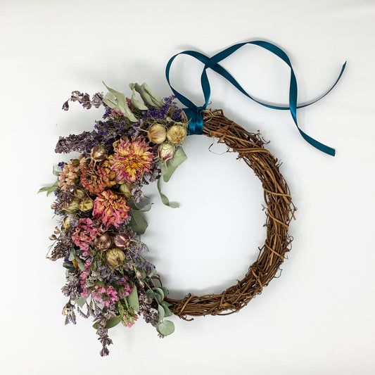 'Just Be Floral' Everlasting  Vine Wreath by Alchemilla Floral