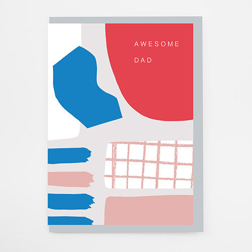 Awesome Dad Card by Alison Hardcastle