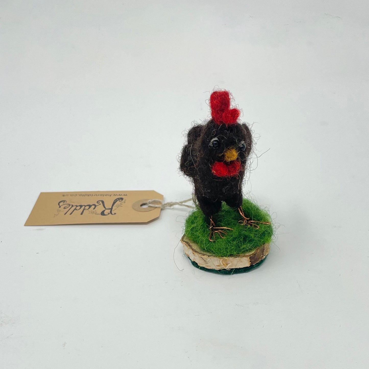 Hand Felted Chicken by Helen Riddle