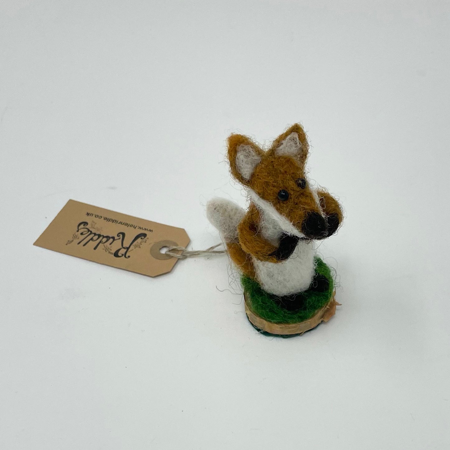 Hand Felted Fox by Helen Riddle