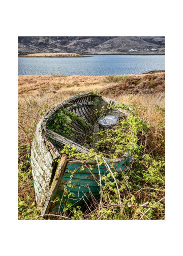 Abandoned Boat Greetings Card by Jim Souper