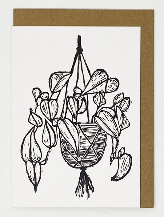 Philodendron Scandens Card by LDMDesign