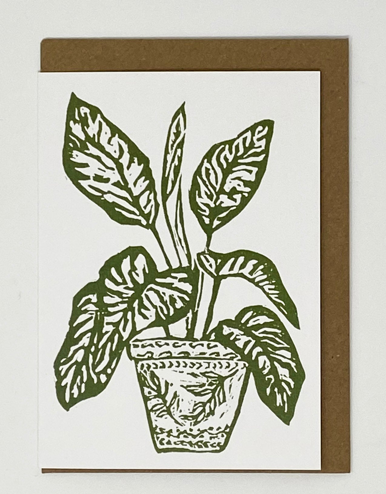 Dieffenbachia Amoena Card by LDMDesign