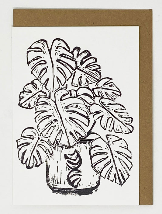 Monstera Deliciosa Card by LDMDesign