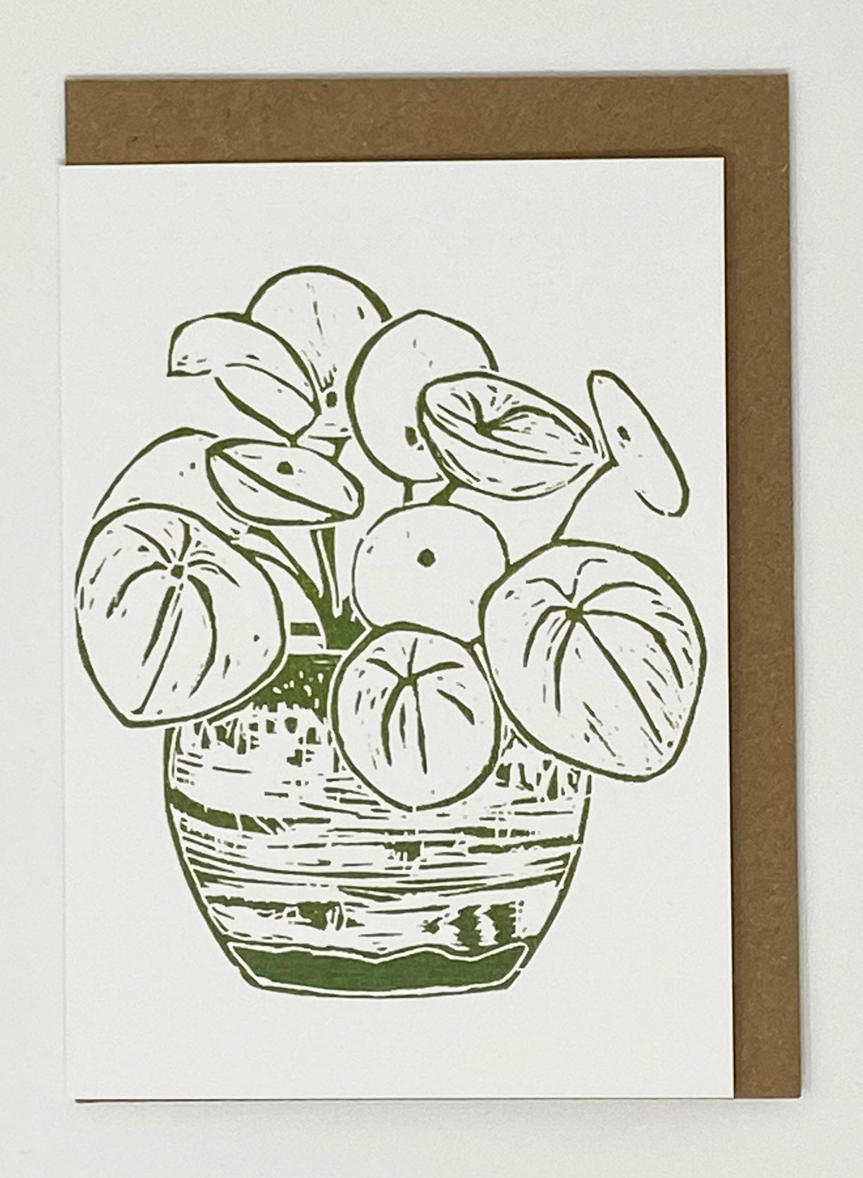 Pilea Peperomioides Card by LDMDesign