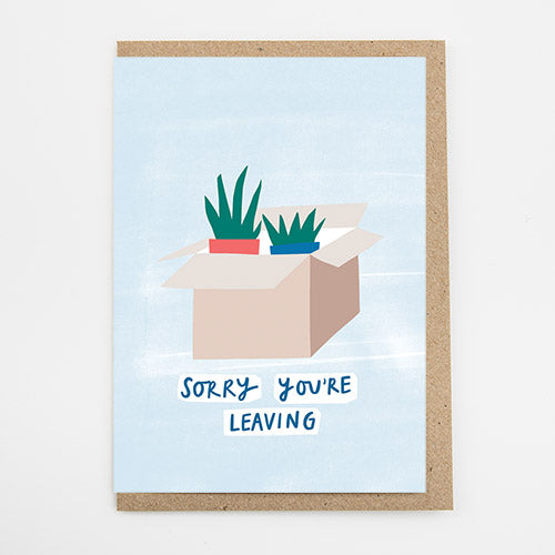Sorry You're Leaving Card by Alison Hardcastle