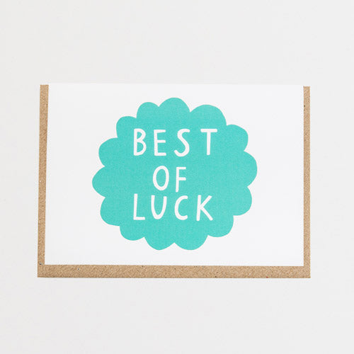 Best of Luck Card by Alison Hardcastle