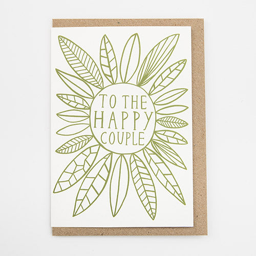 Happy Couple Card by Alison Hardcastle