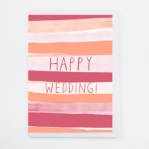 Happy Wedding Card by Alison Hardcastle