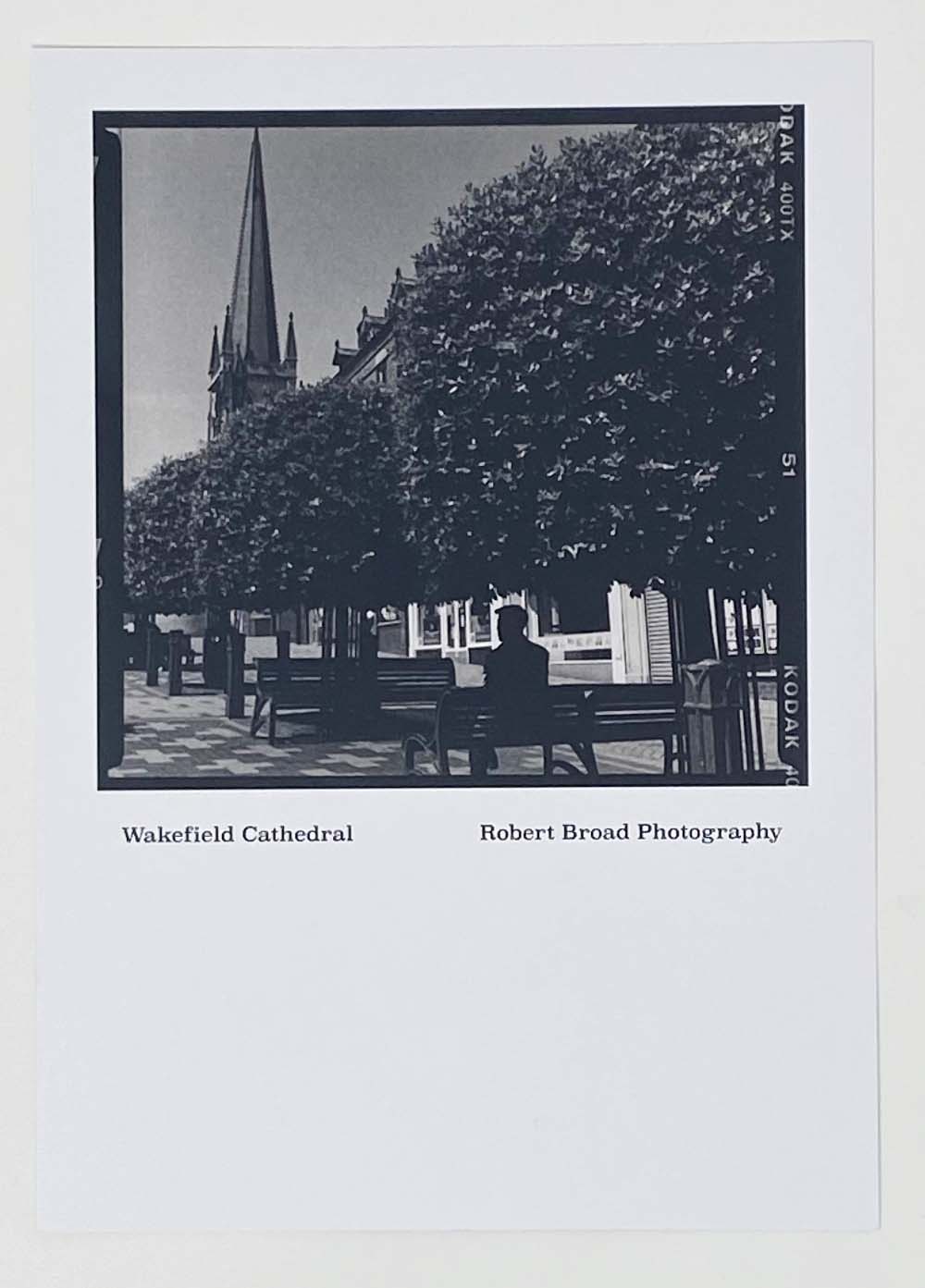 Wakefield Cathedral Postcard by Robert Broad