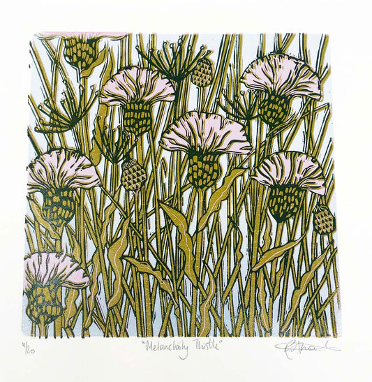 Melancholy Thistle by Rachel Knowles
