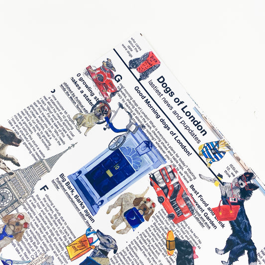 Dogs of London Gift Wrap by Ruby