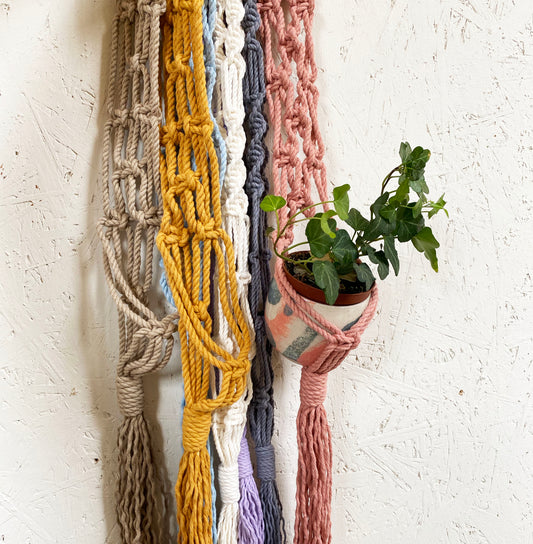 Macrame Plant Hanger by Sophie's Spirals