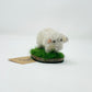 Hand Felted Sheep by Helen Riddle